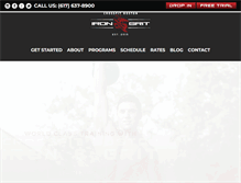 Tablet Screenshot of crossfitbostonirongrit.com